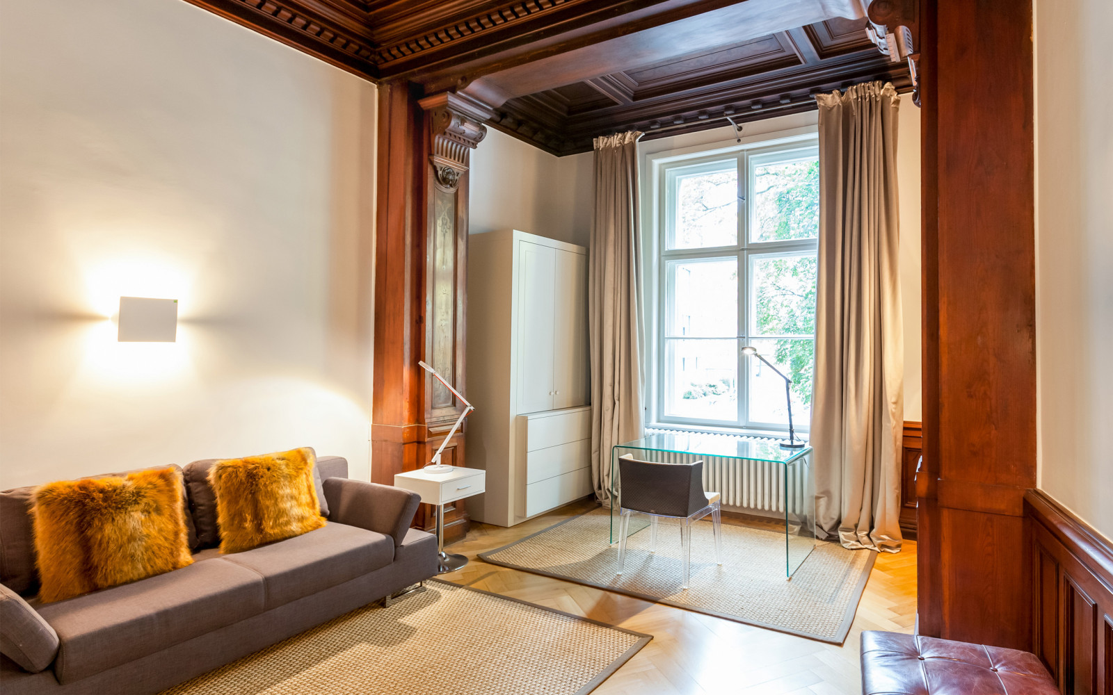 Altbau luxeriöses Wohnzimmer